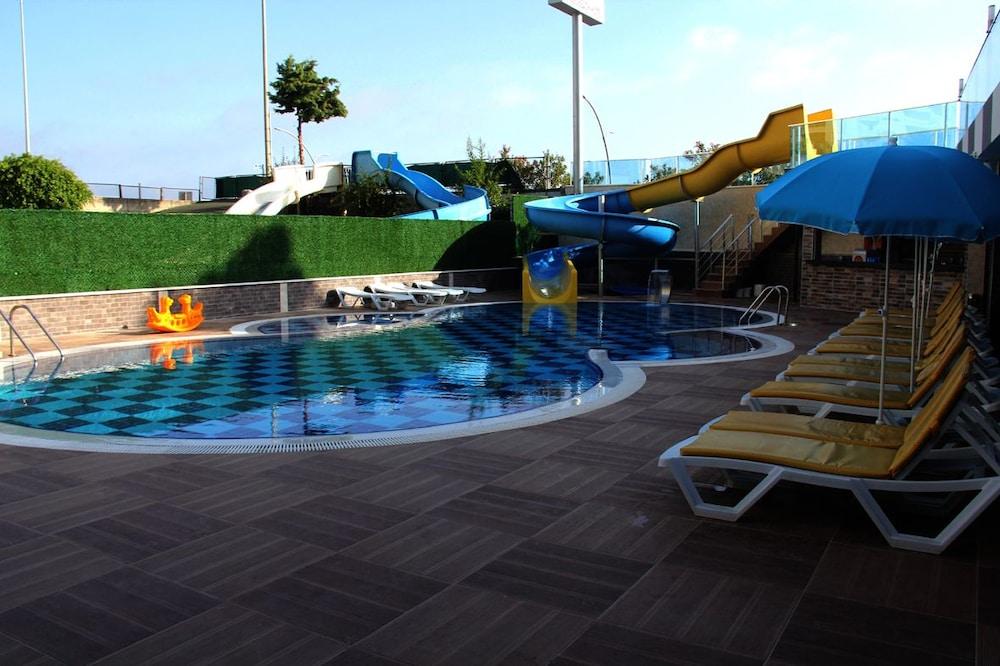 Merlin Beach Park Hotel Tosmur Exterior foto